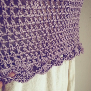 Crochet Lavendar Top